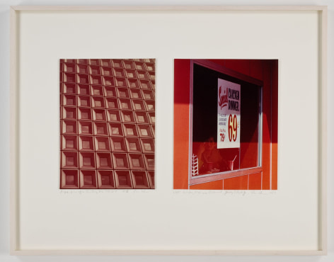 Dan Graham, Glass Office Building / Window Highway Restaurant, 1978/1969