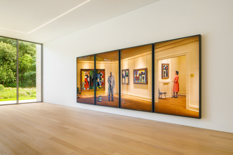 Installation view:&nbsp;Rodney Graham, Vacuuming The Gallery,&nbsp;Voorlinden Museum &amp;amp; Gardens, Wassenaar, 2019, Photo:&nbsp;Bram Vreugdenhil