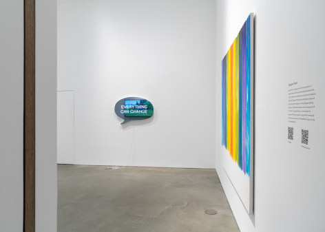 Installation view: Jeppe Hein, 2022, 303 Gallery, New York, NY. Photo: Justin Craun