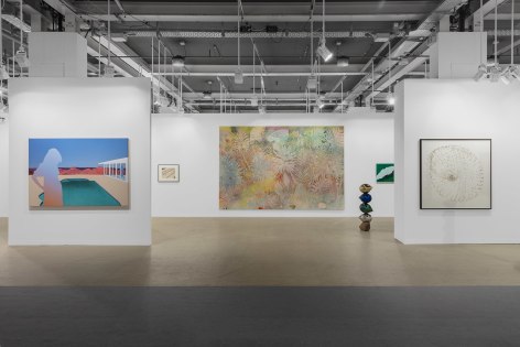 Installation view, Art Basel, 2025. 303 Gallery, Booth K21. Photo: Sebastiano Pellion di Persano