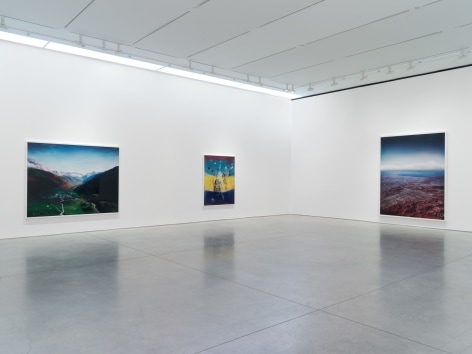 Florian Maier-Aichen, Installation at 303 Gallery, 2014