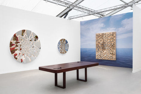 Installation view: Doug Aitken, Frieze Los Angeles, 2023,&nbsp;303 Gallery, Booth B11, Photo:&nbsp;Ed Mumford