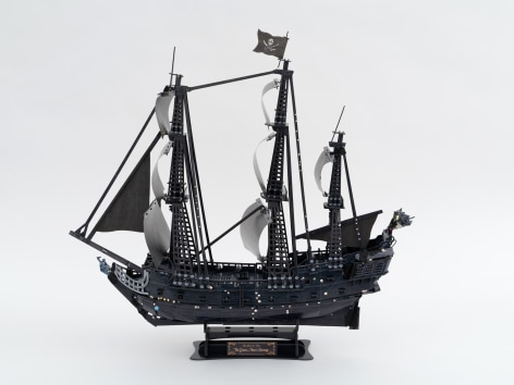 Karen Kilimnik, the fairy pirate ship - a bedazzled ship - Cubic Fun Puzzle, 2019
