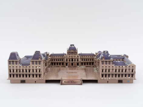 Karen Kilimnik, Midsummer's Eve, the Louvre, Cubic Fun, 2019