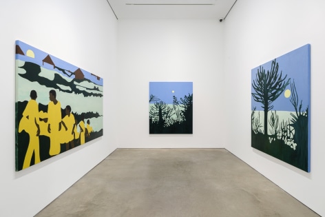 Exhibition view:&nbsp;Cassi Namoda, A gentle rain is dying&nbsp;, 303 Gallery, New York, 2023. Photo: Justin Craun