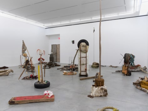 Mike Nelson, Gang of Seven, 2013, Installation at 303 Gallery, 2015
