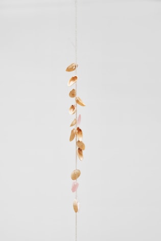Installation view, Nina Canell, Future Mechanism Rag Plus Two Grams, Simian, Cophenhagen, 2024. Photo: GRAYSC / Simian