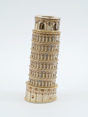 Karen Kilimnik, wind and lightning at the Tower of Pisa, Daron Puzzle Inc., 2019