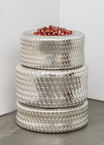Rob Pruitt, People Feeder (Life is a Bowl of Cherries: Individually Wrapped Cherry Lifesavers)