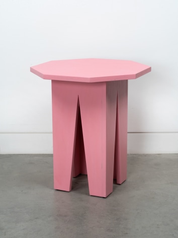 Mary Heilmann, Mini Pink Table, 2018