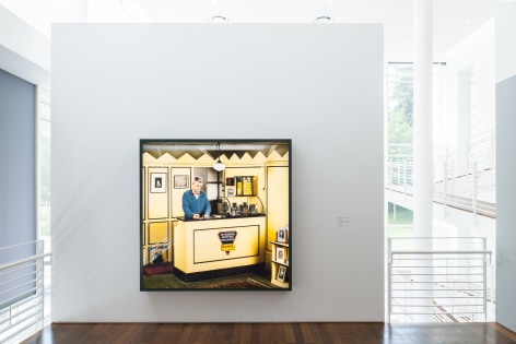 Installation view: Rodney Graham, Lightboxes, Museum Frieder Burda, Baden-Baden, 2017