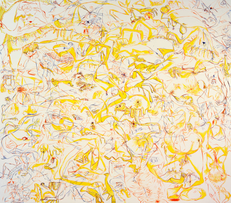 Sue Williams, New Yellow and Orange, 1996
