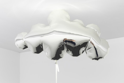 Jeppe Hein, Fleecy Cloud (silver)