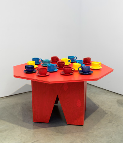 Mary Heilmann, Cups on a Table