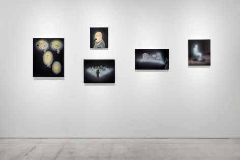 Installation views: Tala Madani, Shitty Disco, June 13 &ndash; November 10, 2024, National Museum of Contemporary Art Athens, Greece. Photography: Paris Tavitian