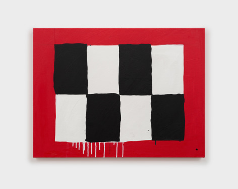 Mary Heilmann, Checker Board Drip