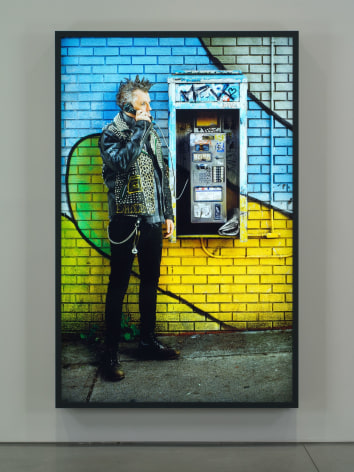 Rodney Graham, Old Punk on Pay Phone, 2012