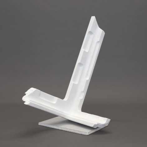 Matt Johnson, Untitled (Balancing Styrofoam Corner), 2016