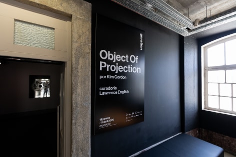 Installation view: Kim Gordon, Object of Projection, curated by Lawrence English, gnration, Braga, Portugal., Photo:&nbsp;Adriano Ferreira Borges