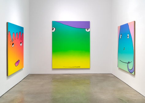 Installation view: Rob Pruitt, New Faces, 303 Gallery, New York, 2022