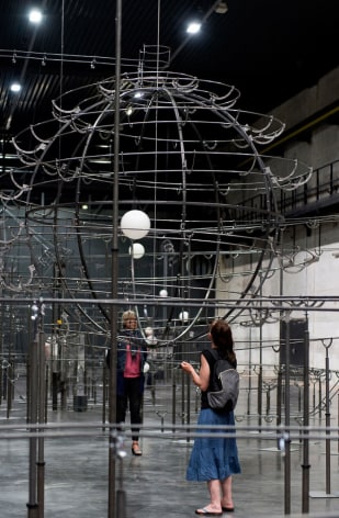 Jeppe Hein, Installation view: Distance, LIFE, Saint-Nazaire, France, 2014