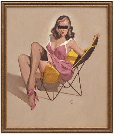 Hans-Peter Feldmann, Girl in a chair