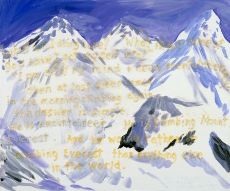 Karen Kilimnik, Mountains, 2000