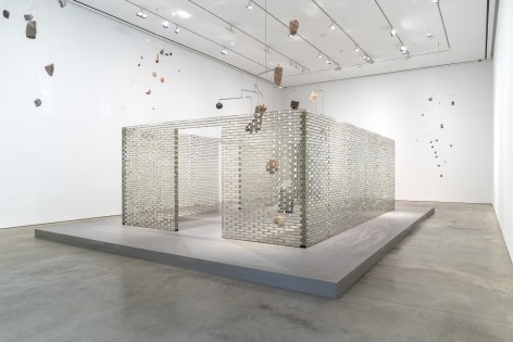 Installation view: Alicja Kwade, Petrichor, 303 Gallery, New York, 2022. Photo: Justin Craun