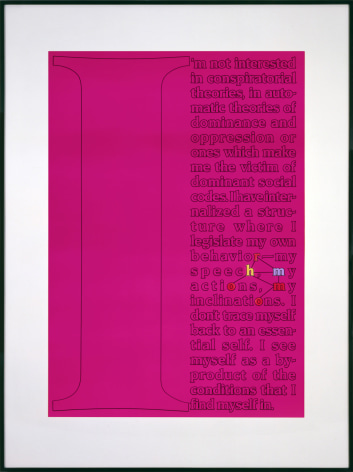 Larry Johnson, Untitled (Sampler), 1989
