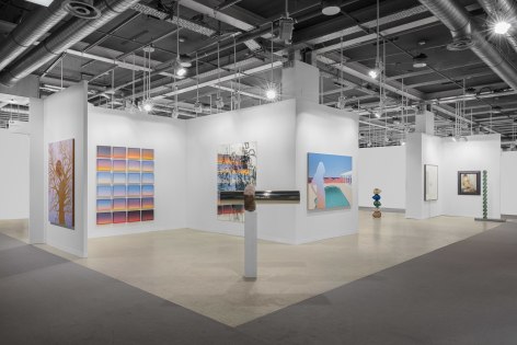 Installation view, Art Basel, 2025. 303 Gallery, Booth K21. Photo: Sebastiano Pellion di Persano