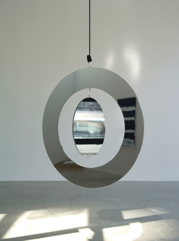 Jeppe Hein, Two in One Mirror Mobile, 2011