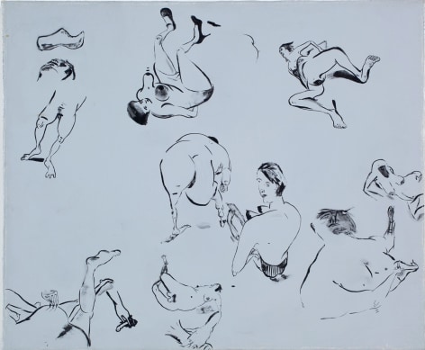 Sue Williams, Hand and Duck Woman, 1996