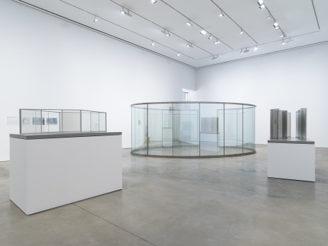 Installation view: Dan Graham, 303 Gallery, New York, 2021