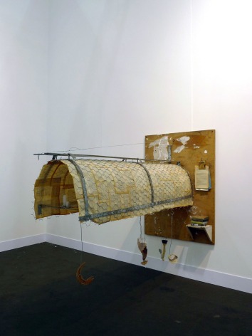 Mike Nelson, Towards a lexicon of phenomena and information association, an intermediate home apparatus - moon high, bone black, 2011