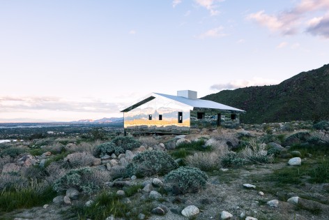 Desert X installation view of Doug Aitken, Mirage 2017