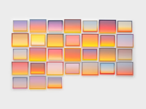 Rob Pruitt, A Month of Sunsets (October 2023)