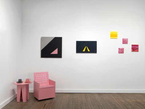 Mary Heilmann, Installation view, ADAA: The Art Show, New York, 2018.