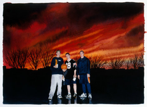 Tim Gardner, Untitled (Red Sky), 2002