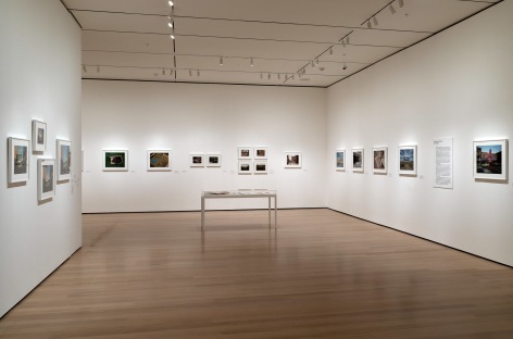 Installation view of Stephen Shore. The Museum of Modern Art, NY, November 19, 2017 &ndash; May 28, 2018.