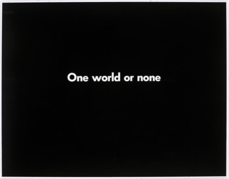 Peter Halley, One World or None, 1988