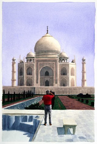 Tim Gardner, Untitled (Jim photographing Taj Mahal), 1999