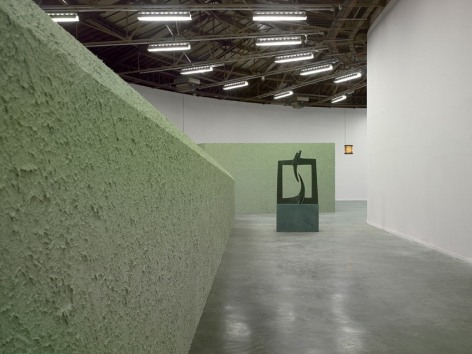 Valentin Carron, Installation view: Pergola: Monsieur Palais de Tokyo, Paris, 2010