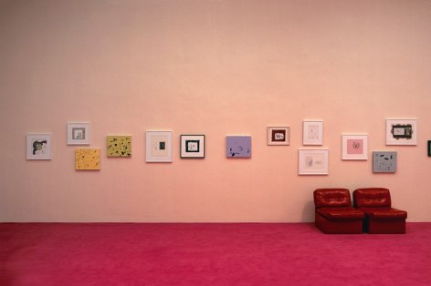 Sue Williams, Installation view: Art for the Institution and the Home, Secession, Vienna, 2002