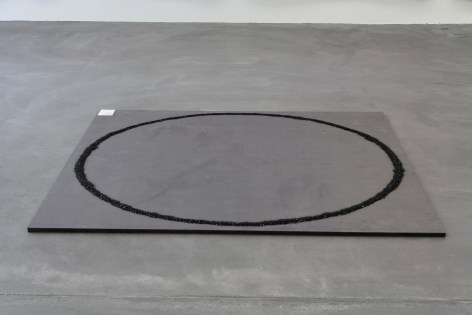 Kim Gordon, Black Glitter Circle, 2008