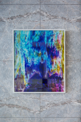 Sam Falls, Untitled (Light Room A, photogram 2), 2014