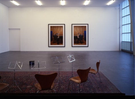 Rodney Graham, Installation view: Music and Noise, Kunsthalle Z&uuml;rich, 2002