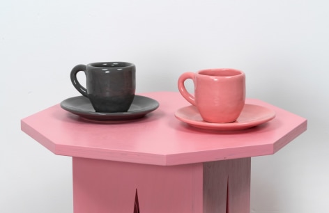 Mary Heilmann, Two Cups and Saucers, 2016