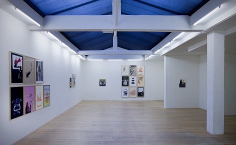 Installation view: Tala Madani: The Jinn, Stedelijk Museum Bureau Amsterdam, 2011