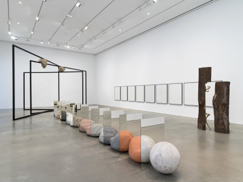 Installation view: Alicja Kwade,&nbsp;ParaParticular, 303 Gallery, New York, 2019
