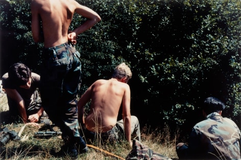 Collier Schorr, Soldiers Bathing, Schwabisch Gmund, 1996
